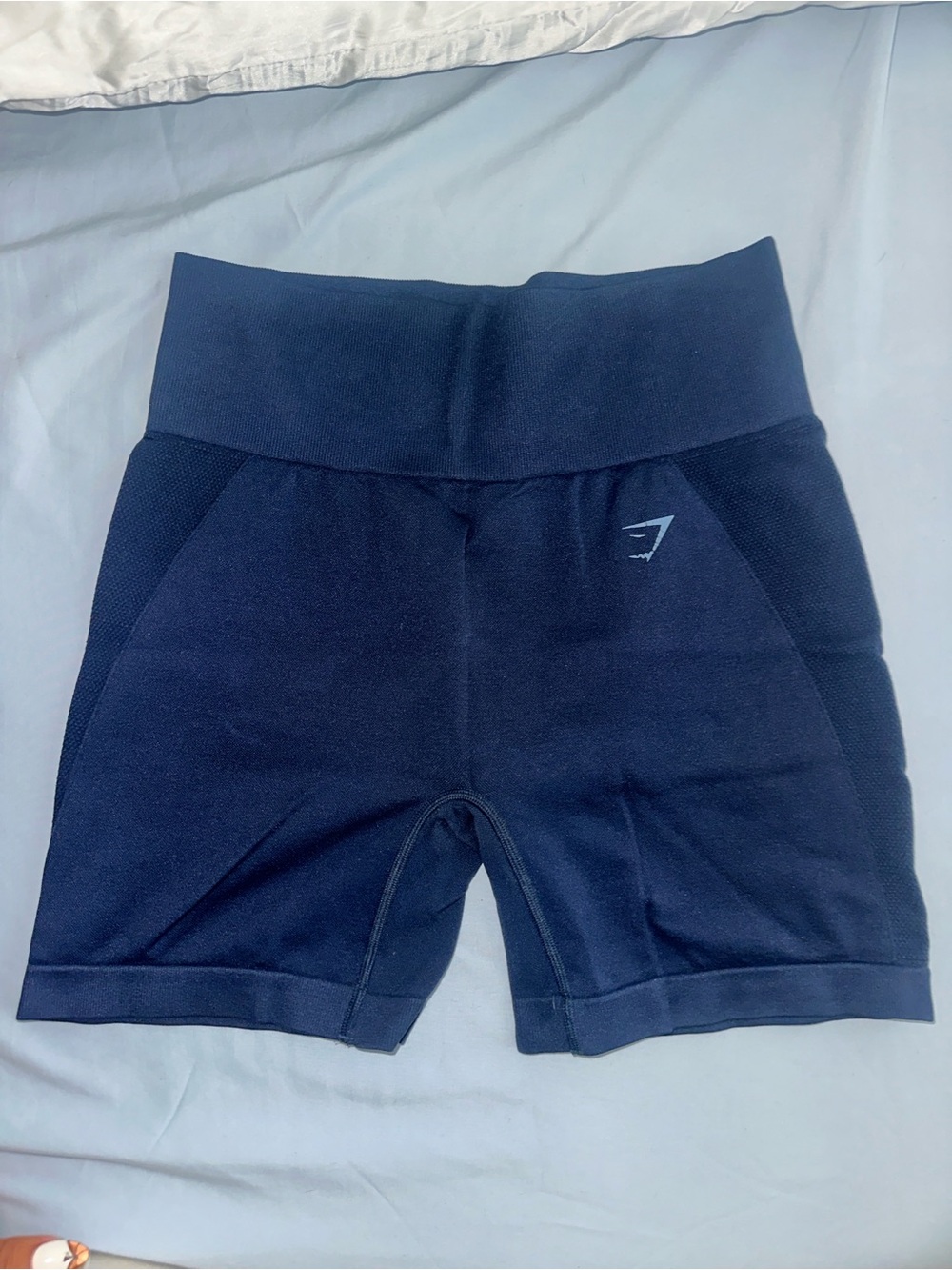 Gymshark Navy High-Waist Bike Shorts